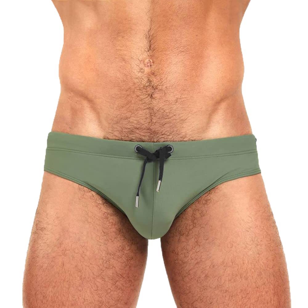 LikeJump Bañador de Natación Hombre Briefs Traje de Baño Secado Rápido para Playa Piscina