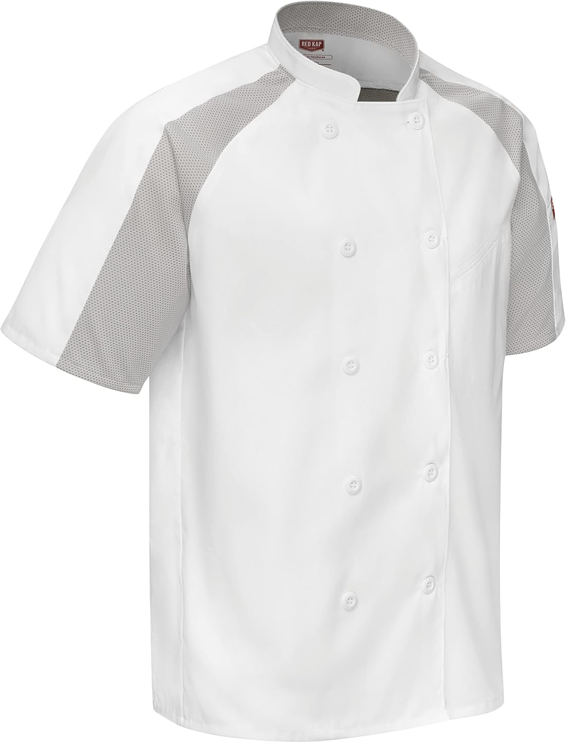 Red Kap mens Airflow Raglan Chef Coat With OilblokChef's Jacket - Image 4