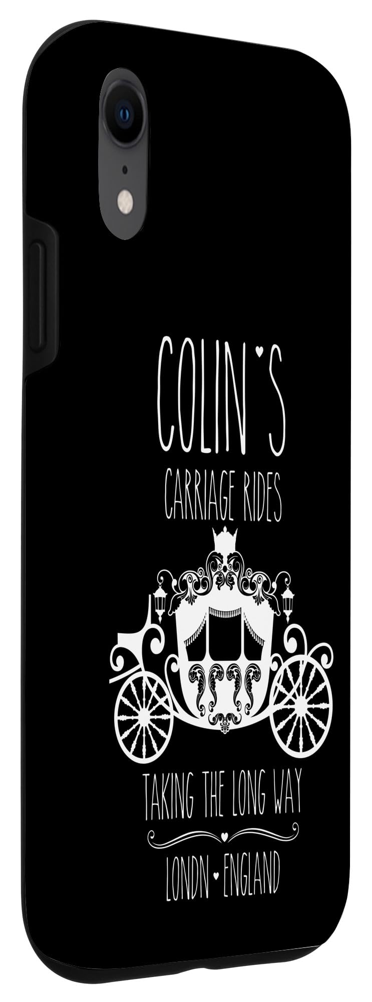 iPhone XR Rae inspired Dun Colins Bridge carriage ride taking long way Case - Image 3