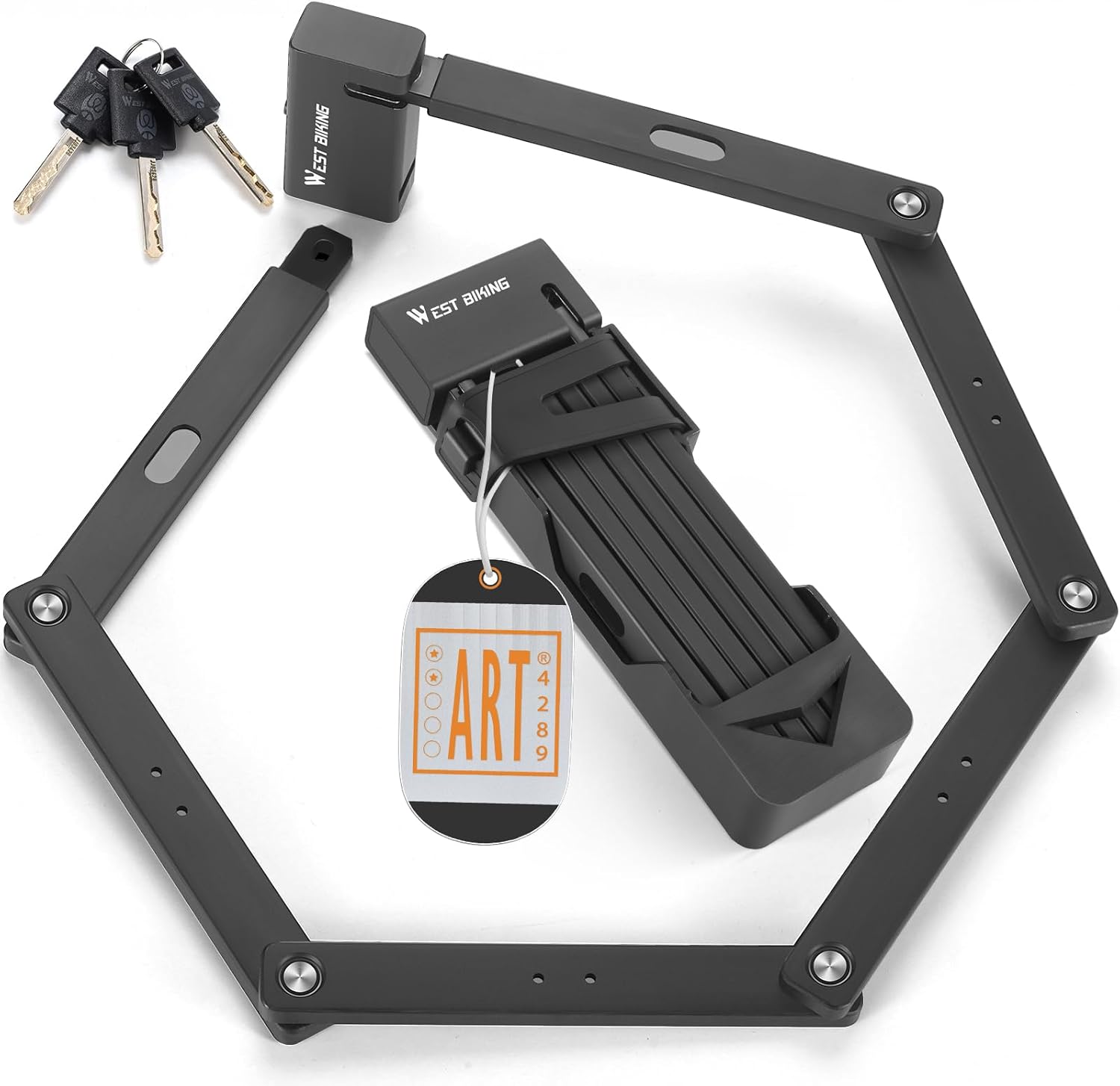 ICOCOPRO Bike Lock, Bike Lock Cable with Anti-Theft Lock Cylinder, Coiled Secure Keys Bike Cable Lock, PVC Anti-Scratch Coating Bicycle Cable Lock, Mounting Bracket Included, 4 Feet