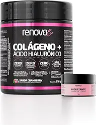 Kit Colágeno Hidrolisado Verisol com Ácido Hialurônico Anti-idade + Hidratante Labial Cereja Renova Be