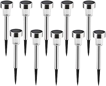 10 pack solar pathway lights Clearance