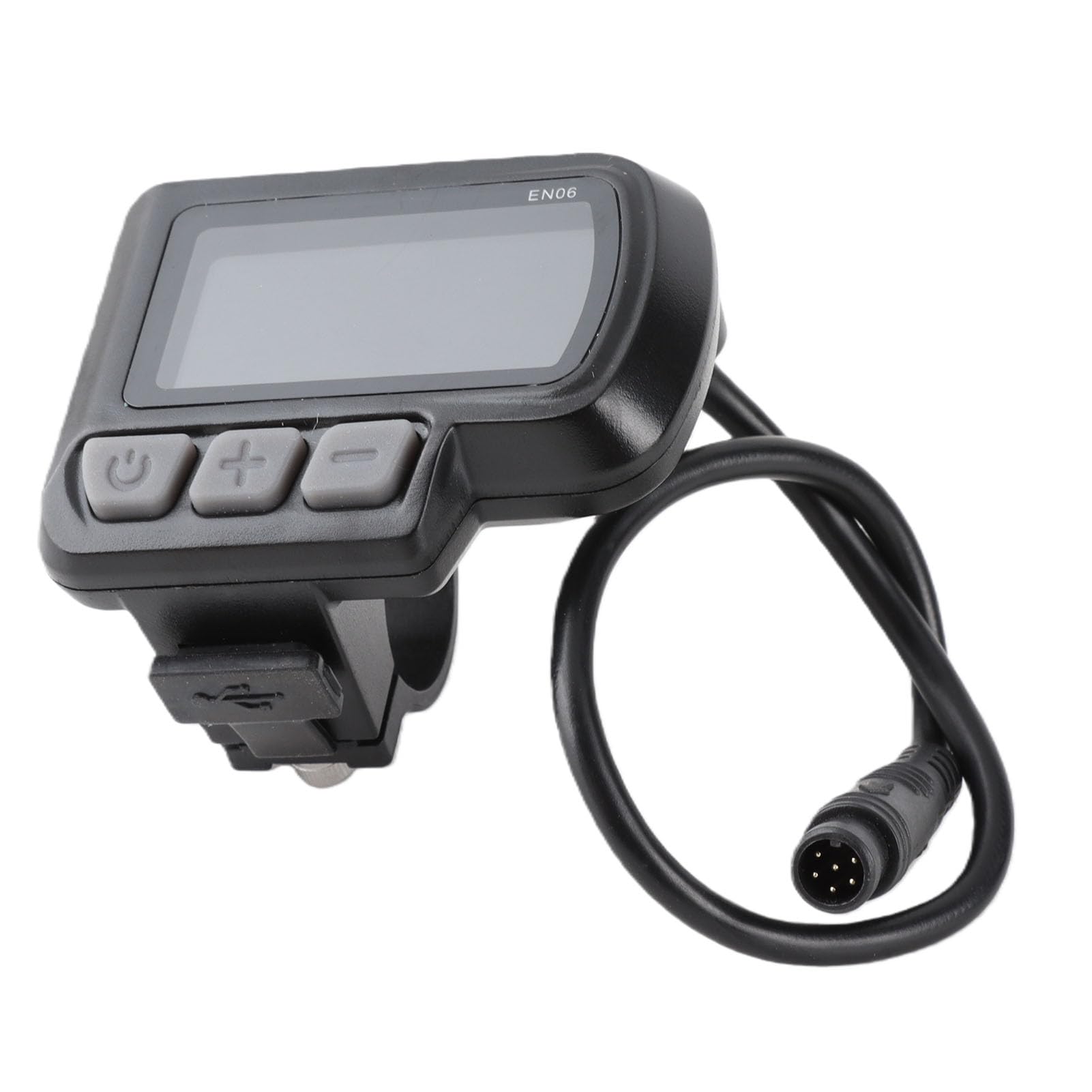 Écran LCD EN06 6 Broches, Compteur de Vitesse de Vélo étanche, Facile à Installer, Panneau de Commande pour Guidon de 22,2 Mm, 24 V, 36 V, 48 V, 60 V, Large Application