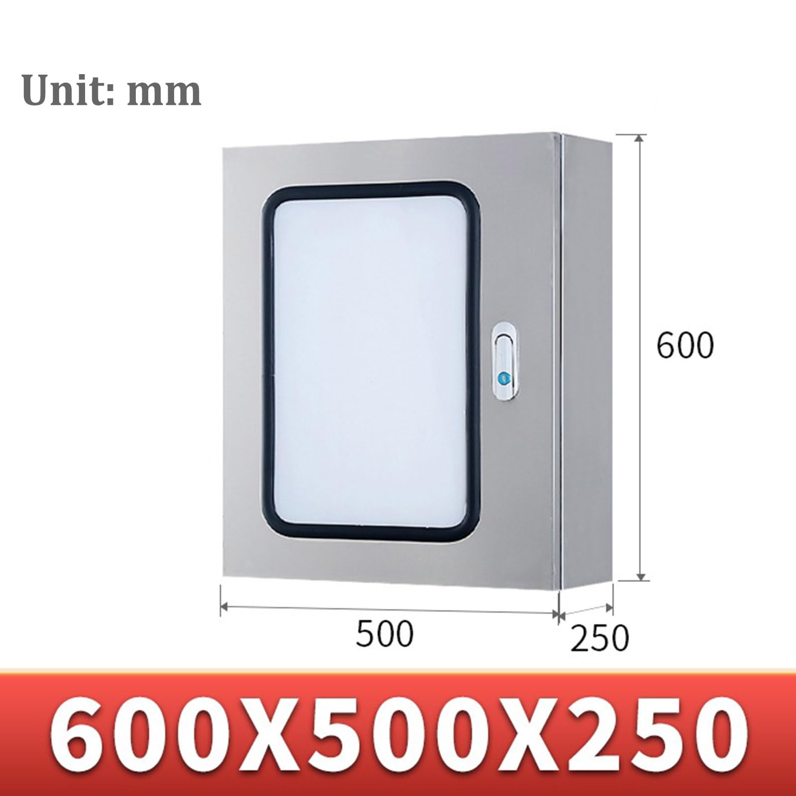Boîtier de réseau électrique en acier inoxydable résistant aux intempéries avec double porte - Disjoncteurs de montage et boîte de distribution pour boîte de jonction PV