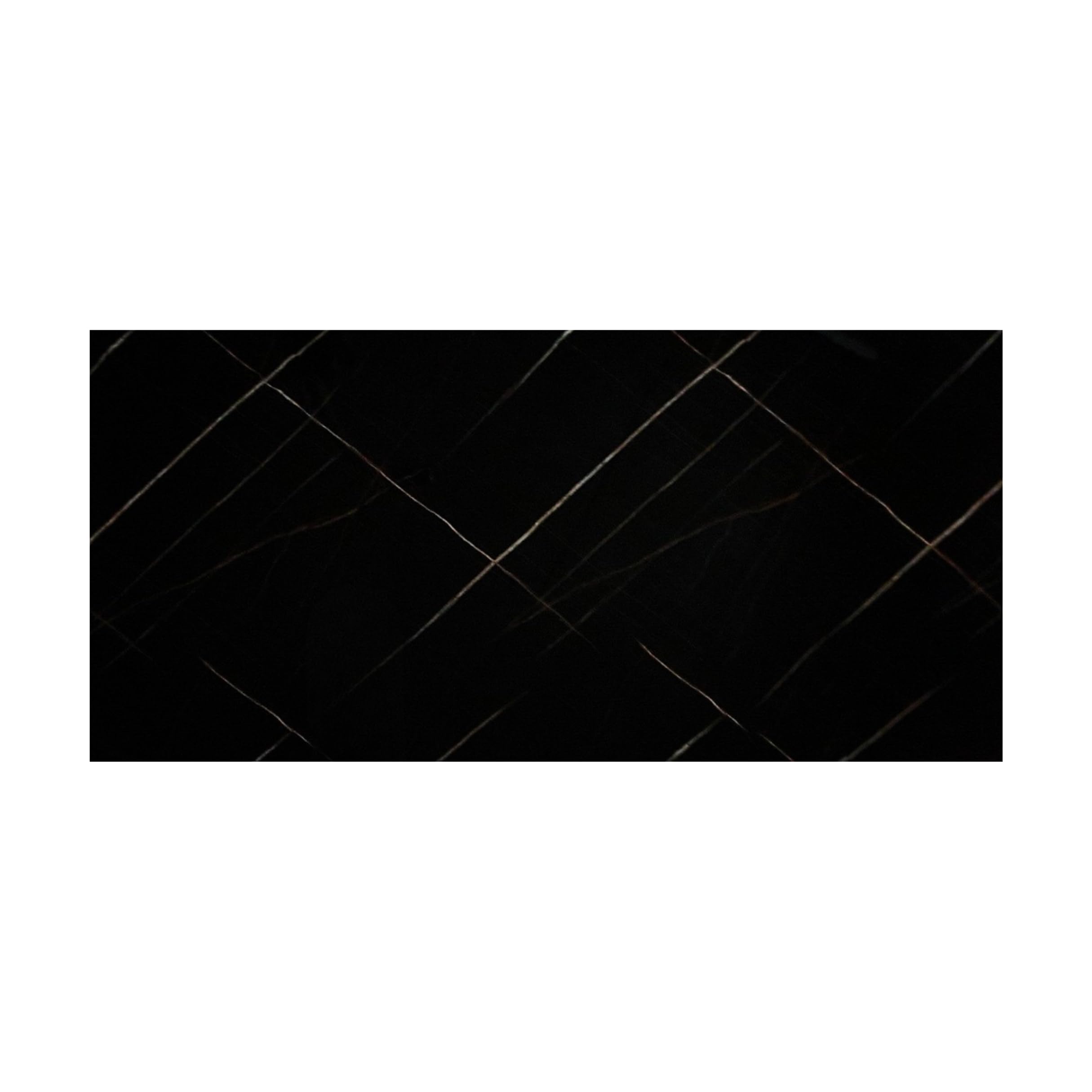 WOLDECOR Marble Effect PVC Wall Panel 60x120 cm, Kitchen & Bathroom Wall Cladding, Waterproof Shower Panels Wet Wall, Granite Look Wall Cladding (1 PCS, Sahara Black)