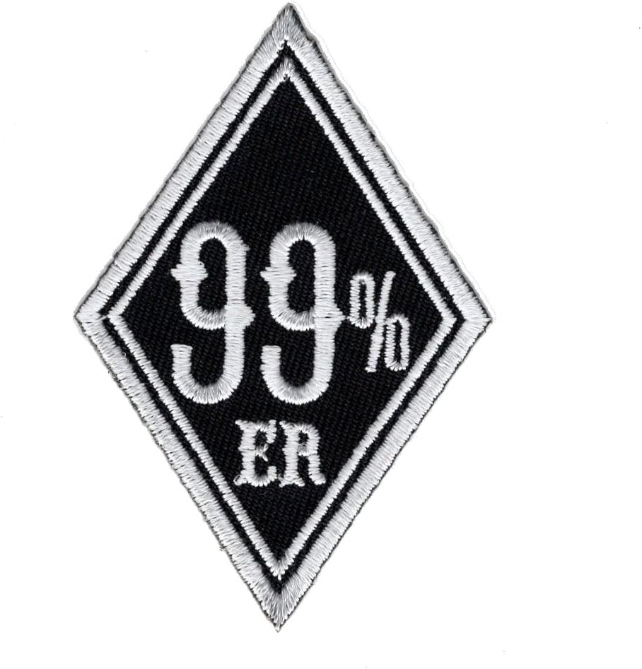 99 Percenter 99% er Biker Outlaw Mc Iron on Patch (MTP5)