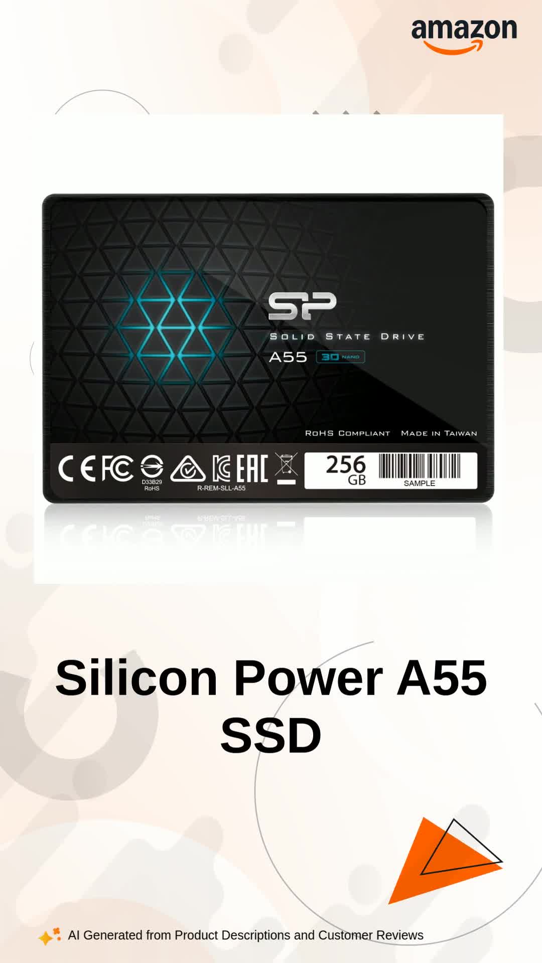 Silicon Power Ace A55 256GB SATA SSD