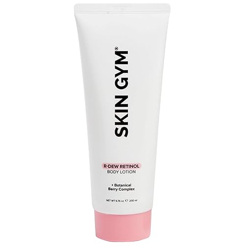 SKIN GYM Loción corporal de retinol, loción hidratante antienvejecimiento para el cuerpo, reduce la apariencia de arrugas, líneas finas, 6.76 onzas
