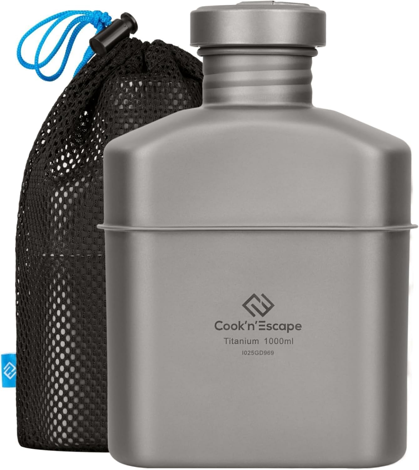 Amazon | COOK'N'ESCAPE チタンキャンティーンボトル 1000ml 直火対応