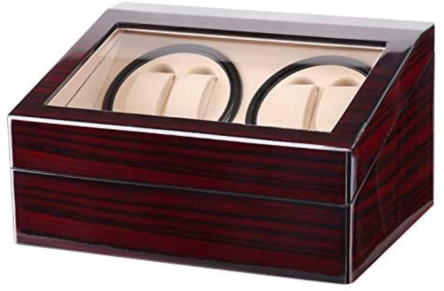 Leather Automatic Watch Winder 4 Plus 6 Piece Storage