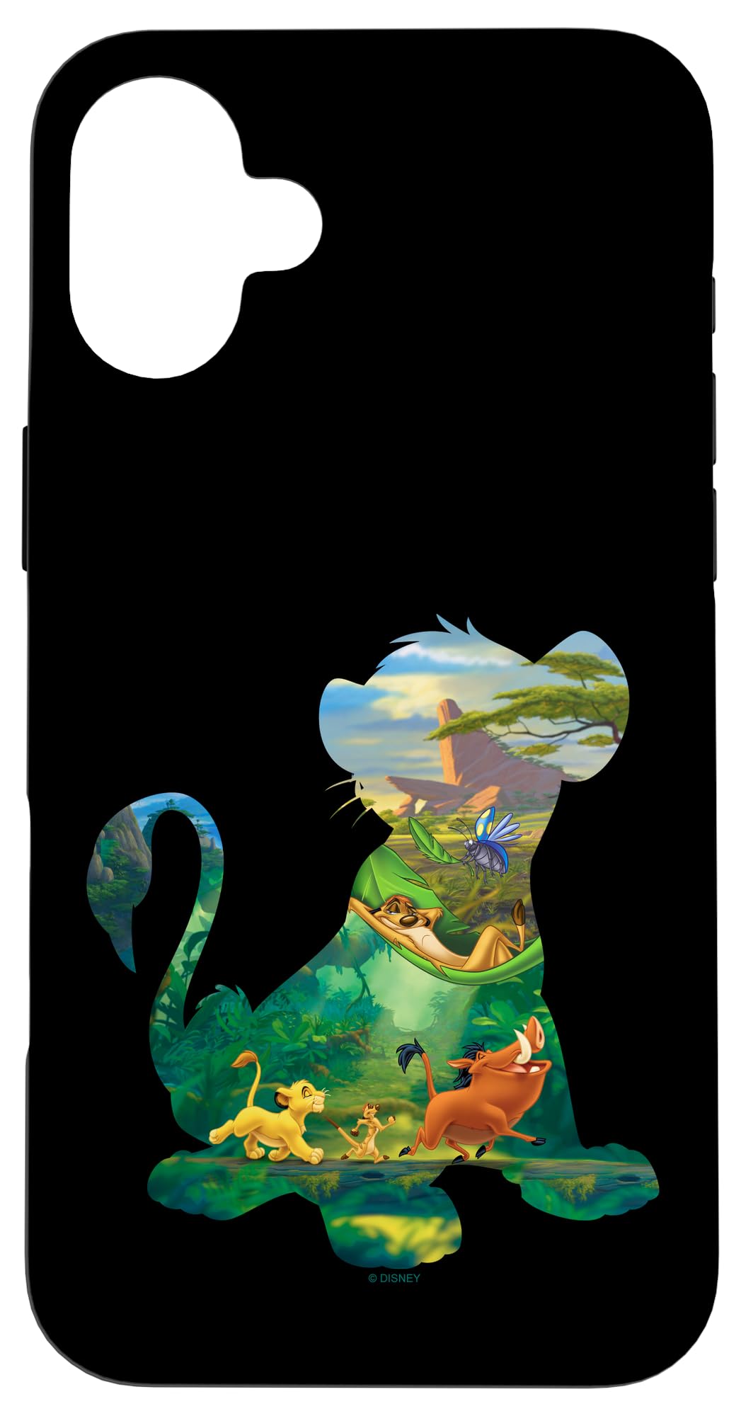 Disney The Lion King Simba Silhouette Fill Case for iPhone 16 Plus