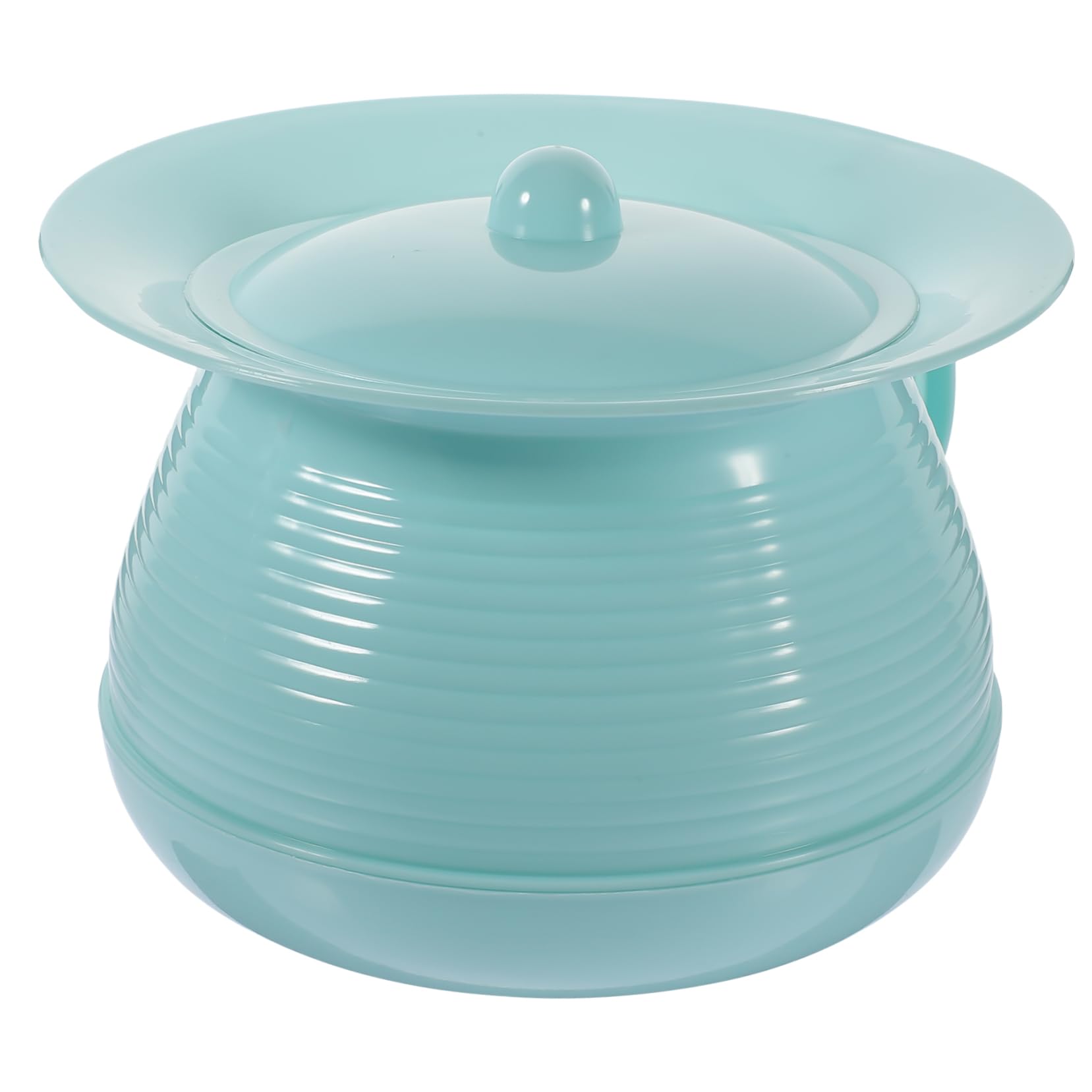 Orinal Infantil de Plástico con Tapa para Hogar y Hospital | Uso Doméstico y Hotelero, Superficie Lisa y Fácil de Limpiar, Diseño Simple y Decorativo