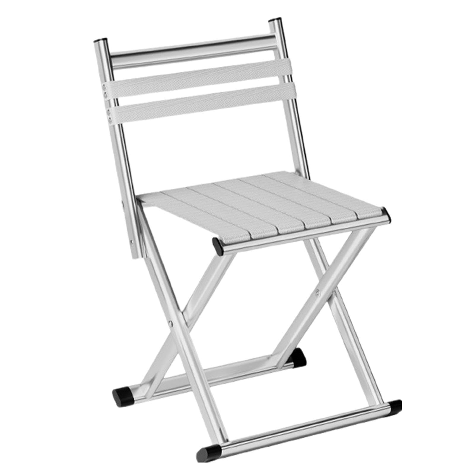 Sgabello da trekking – Sedile da campeggio pieghevole, sgabello da viaggio | Panca pieghevole in metallo portatile da esterno pieghevole per terrazza, sedia da pranzo con telaio in metallo, panca | Panca pieghevole in metallo portatile da esterno pieghevo