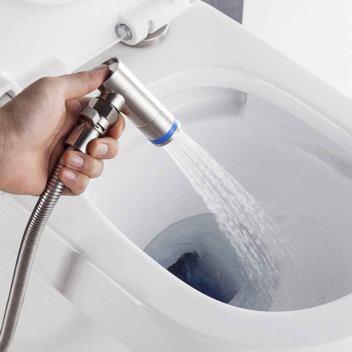 CIENCIA Bidet Spruzzatore in Acciaio Inossidabile Doccetta Portatile Bidet Magnetico Kit Doccetta WC per Bidet e Toilette, WS031F
