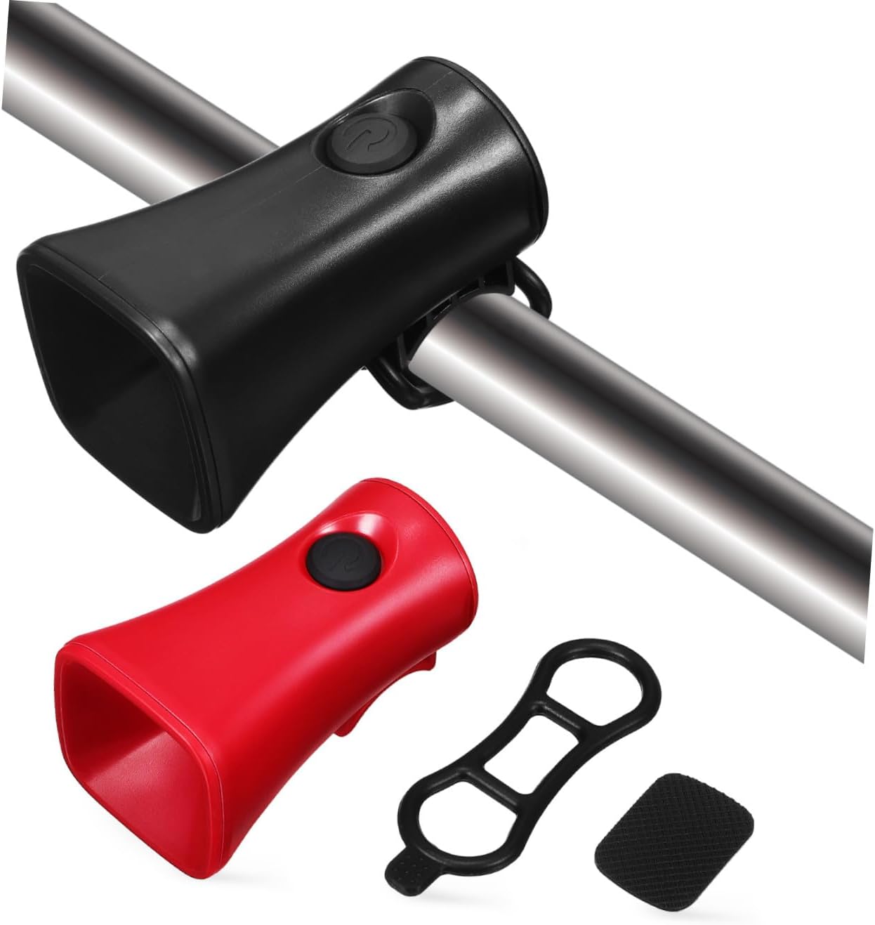 2pcs Electric Bike Horn Bicycle Handlebar Horn Portable Cycling Bell Loud Alarm for Mountain Bikes Outdoor Riding