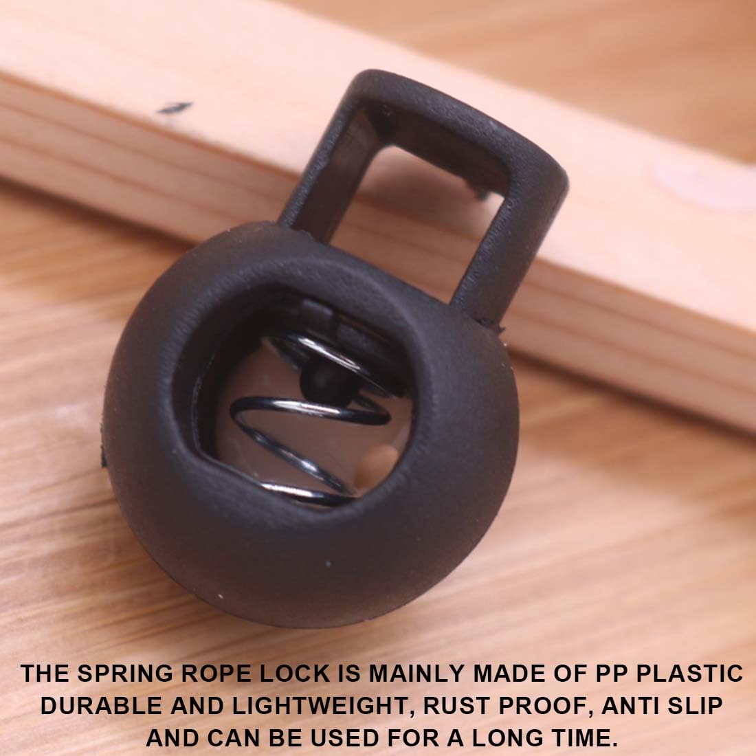 10 Bouchons De Cordon Cylindriques 15x12 Mm - Perlin, Plastique, Pince Cordon R235