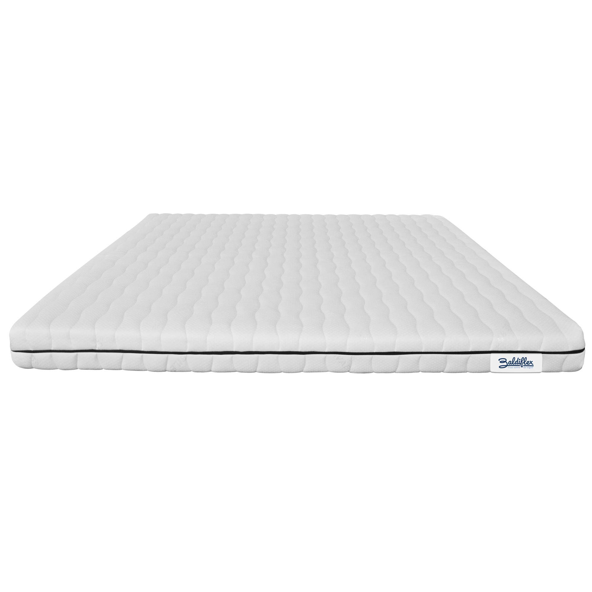 Baldiflex Emporio Materasso Francese in Waterfoam, Altezza 15 cm, Sfoderabile, Anallergico, Traspirante, Rigidita'' H2, Misura 140 x 190 cm, Nuvola H 15 cm