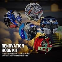 Vista 7 de Silicona refrigerante Kit de manguera de radiador para 68 – 73 Nissan Datsun 510 ka24