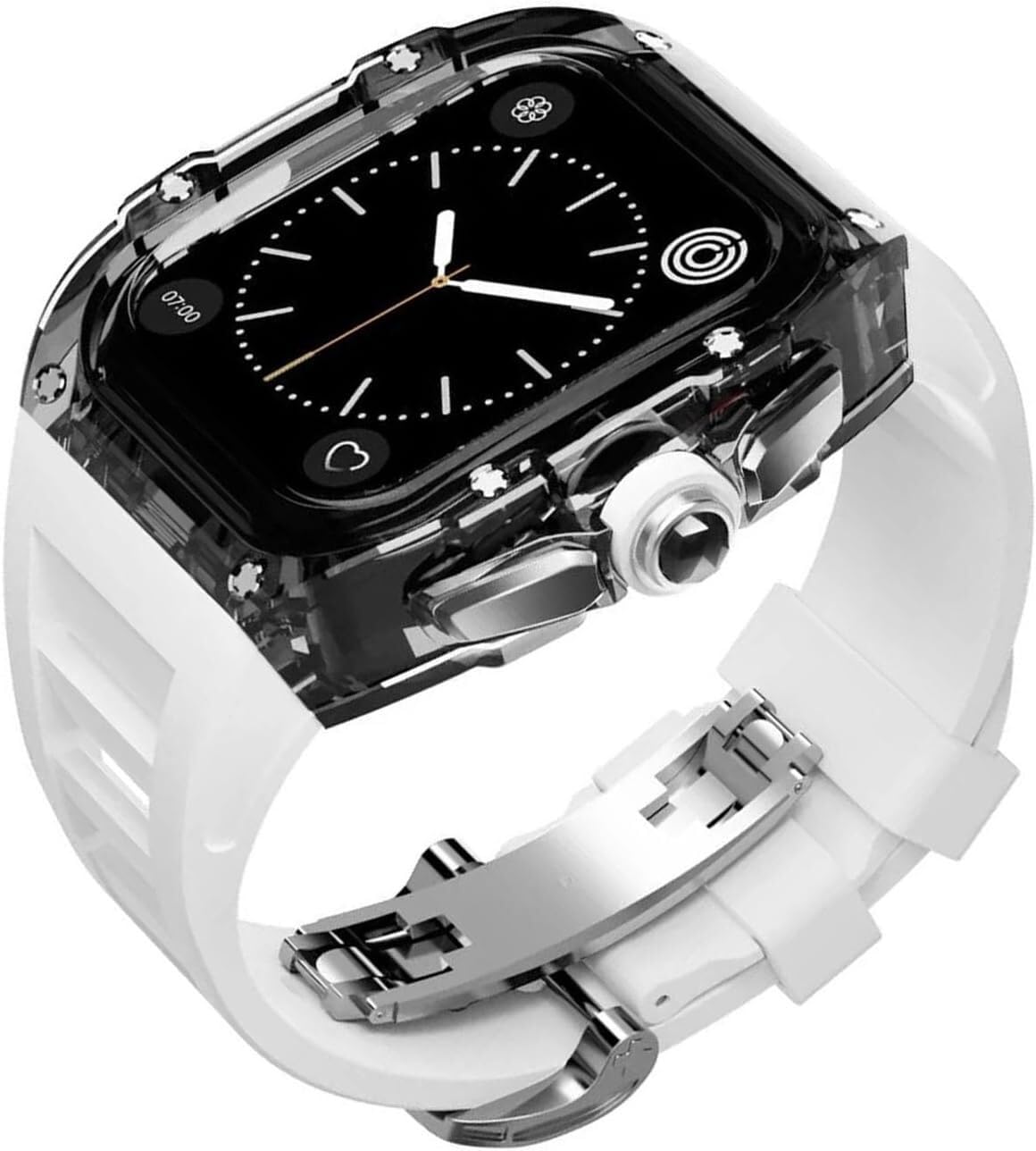 Bracelet caoutchouc fluor étanche et résistant pour Apple Watch 9 - 7