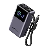 UGREEN Nexode Pro 55W Power Bank 10000mAh Caricatore Portatile (Grigio)