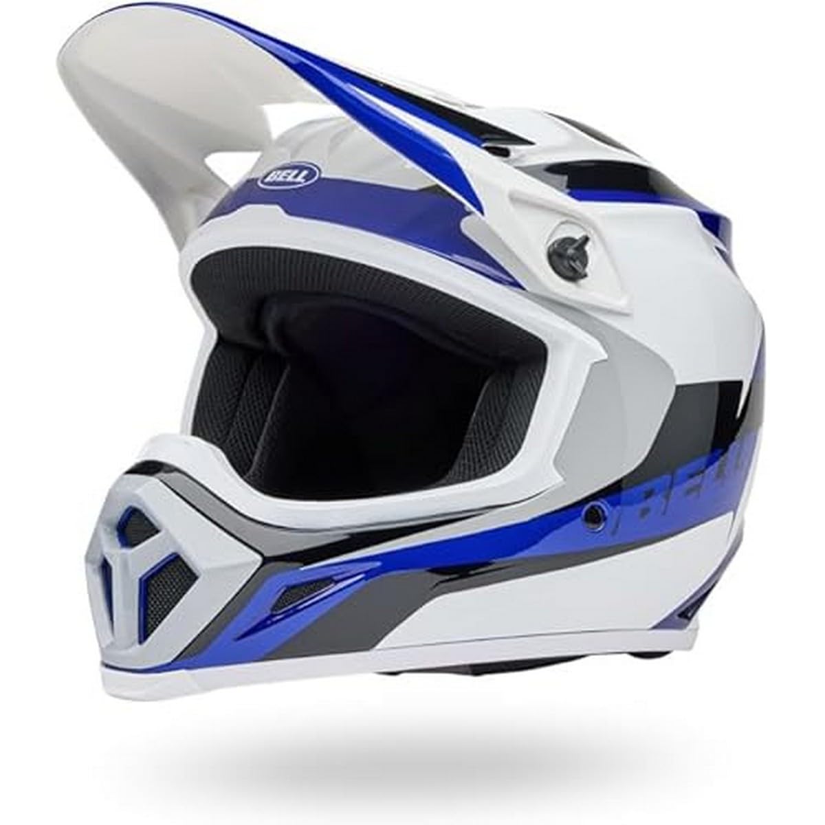 Bell - MX-9 MIPS RIFT ECE Helmets - Adult Unisex - protective gear, bike helmet, motocross helmet, motocross protective helmet, Blue/White , L