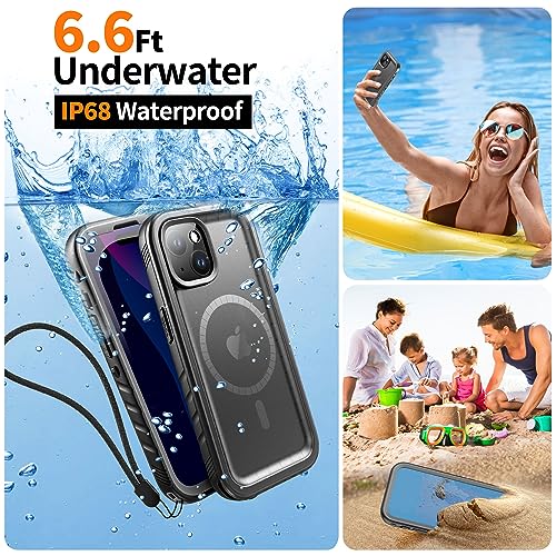 Cozycase for iPhone 15 Case Waterproof Compatible with MagSafe - Image 3