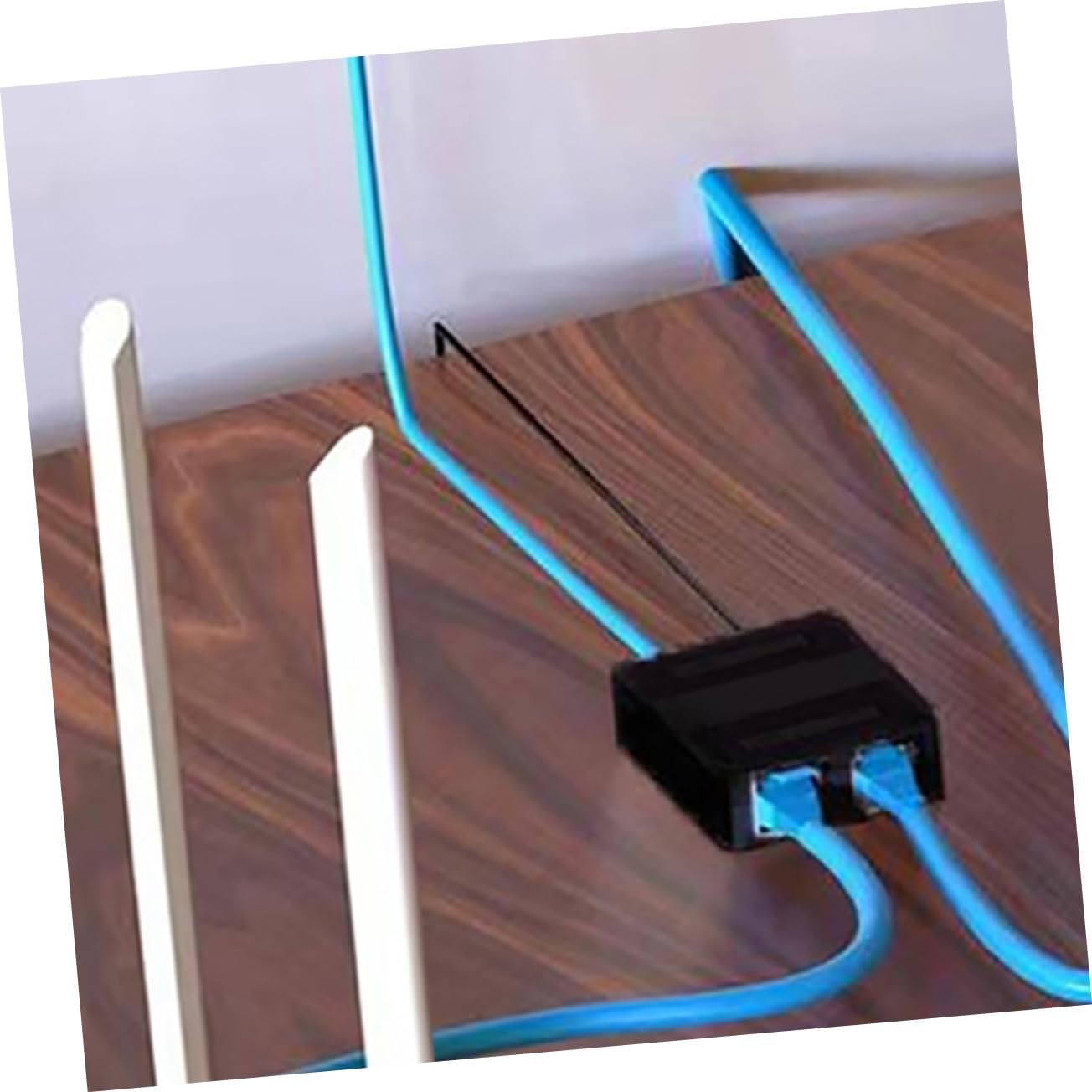 OSALADI 100m Ethernet Splitter to High-Speed Mbps Network Cable Splitter Durable Design for Easy Setup and Reliable Connection for Networking