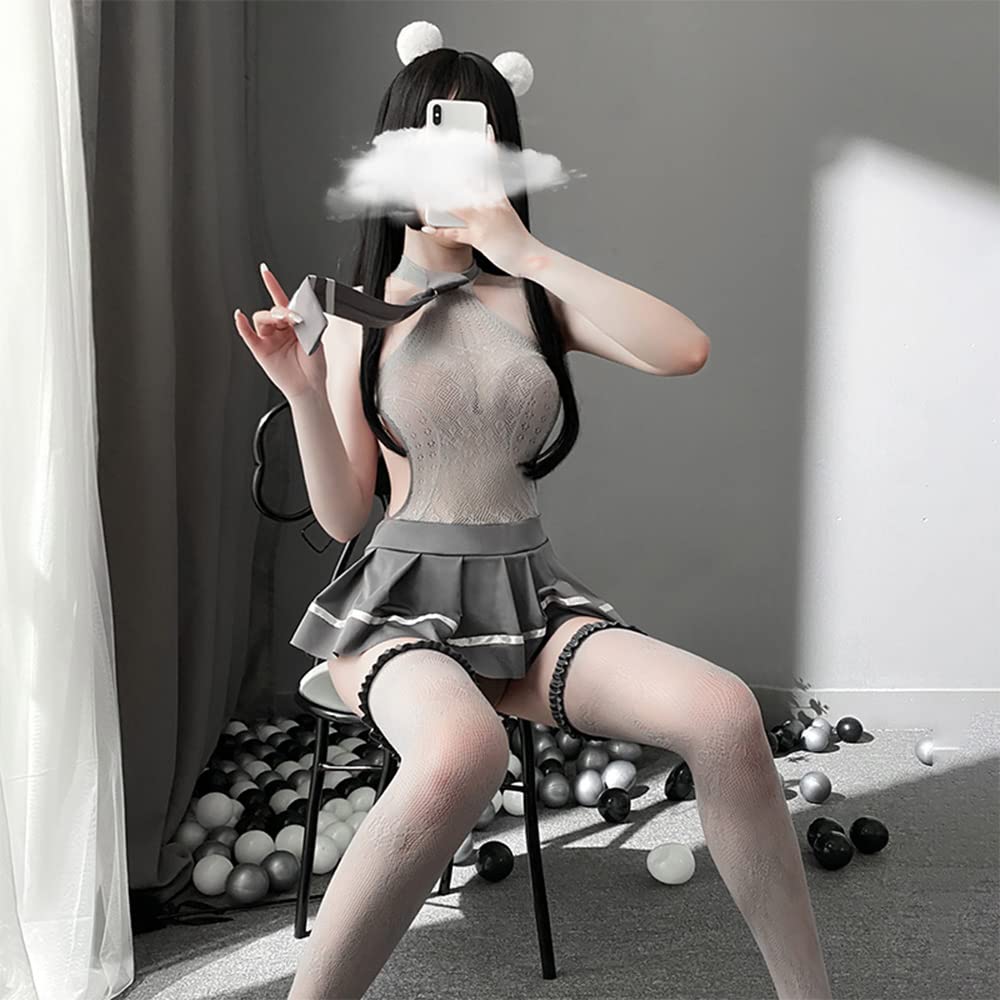 Uniforme de colegiala japonesa para cosplay con perspectiva de tentación, lindo anime, traje de marinero, lencería sexy