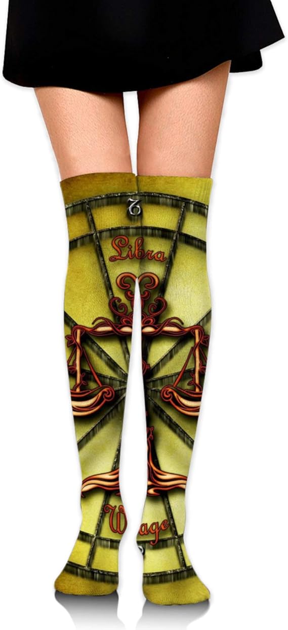 Amazon Co Jp 靴下 ロングソックス ハイソックス レディース ニーハイソックス 防寒 てんびん座 美脚 通学 通勤 可愛い おしゃれ プレゼント ファッション