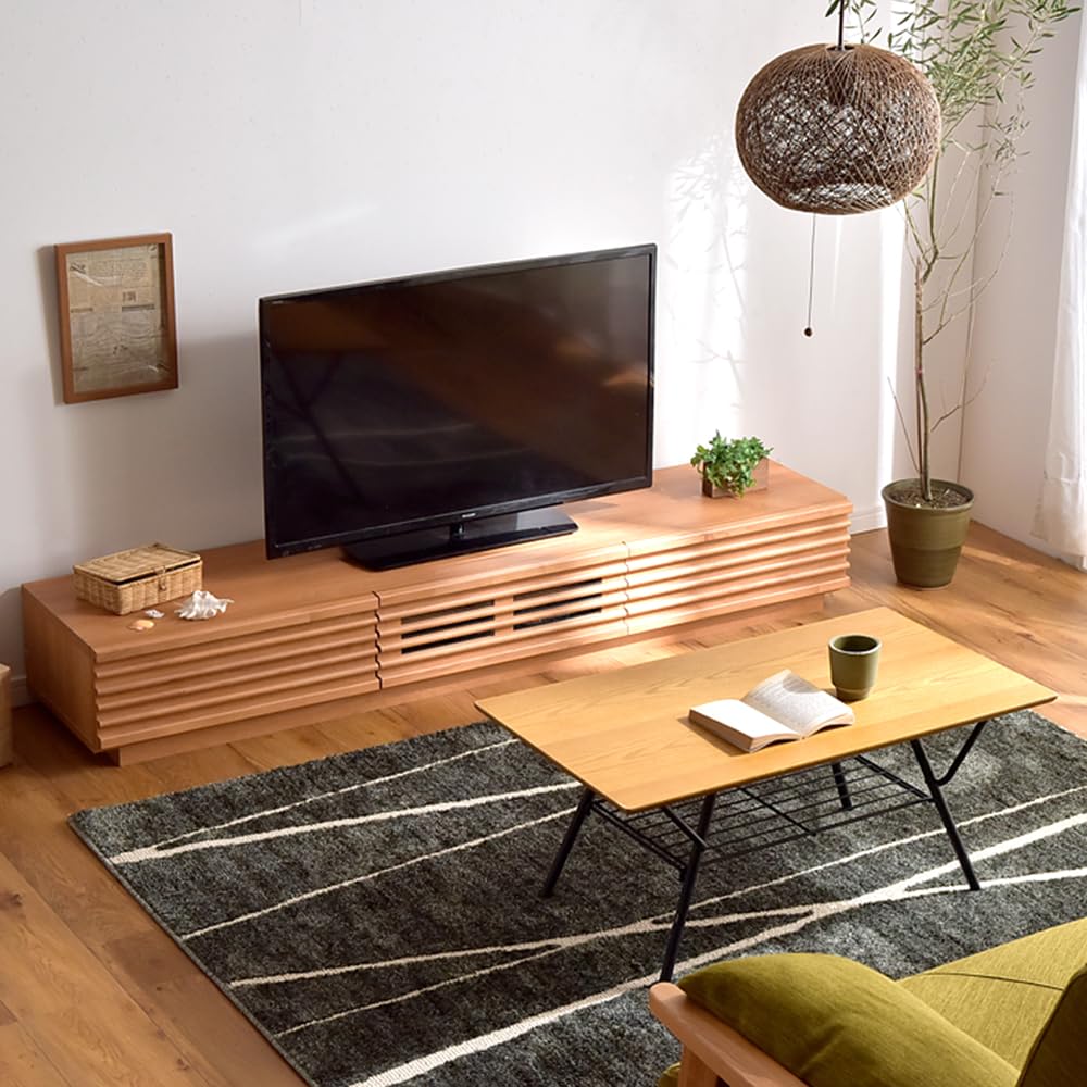 Amazon｜タンスのゲン テレビ台 幅180cm テレビボード アルダー