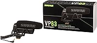 Vista 3 de Shure VP83 LensHopper Camera-Mounted Condenser Shotgun Microphone for use with DSLR Cameras and HD Camcorders - Capture Detailed, High Definition