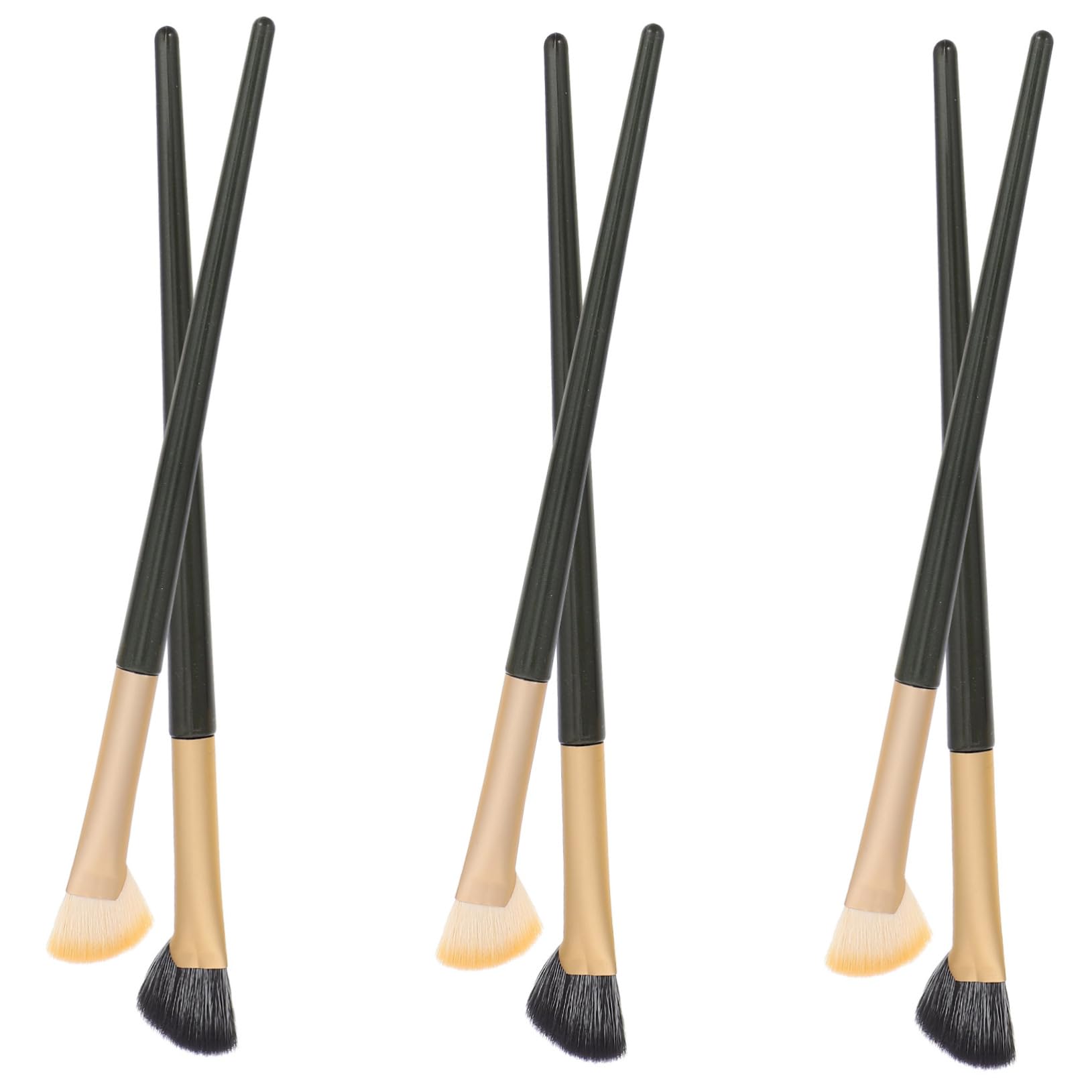 Ipetboom Eyeshadow Brushes for Women 6 Piece Set Slanted Concealer Brush Eye and Eyeliner