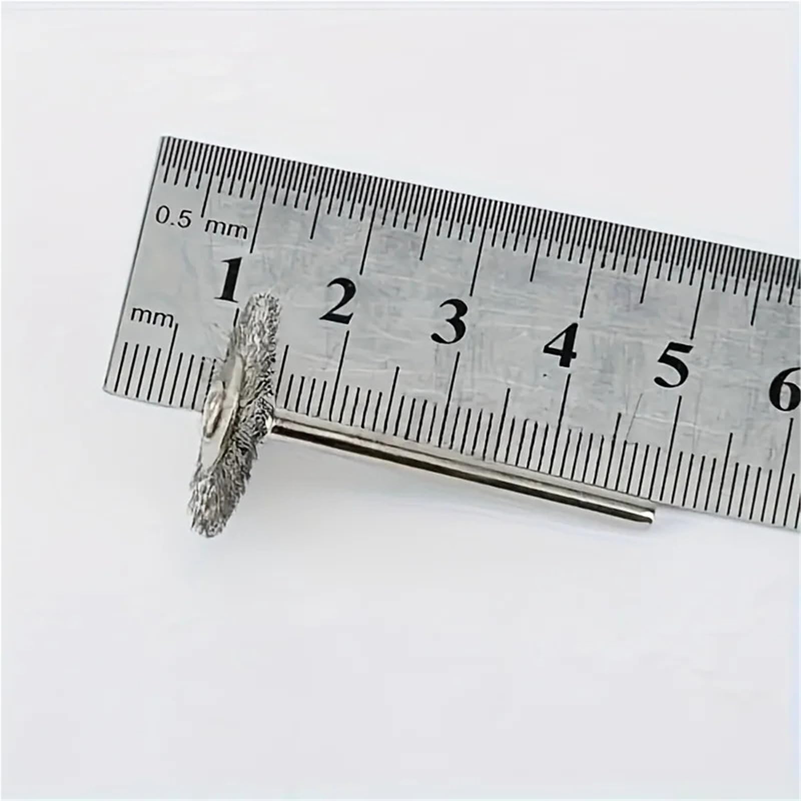 Brosse rotative en acier, 22mm, 10/20 pièces, brosses à roue métallique(20pcs)