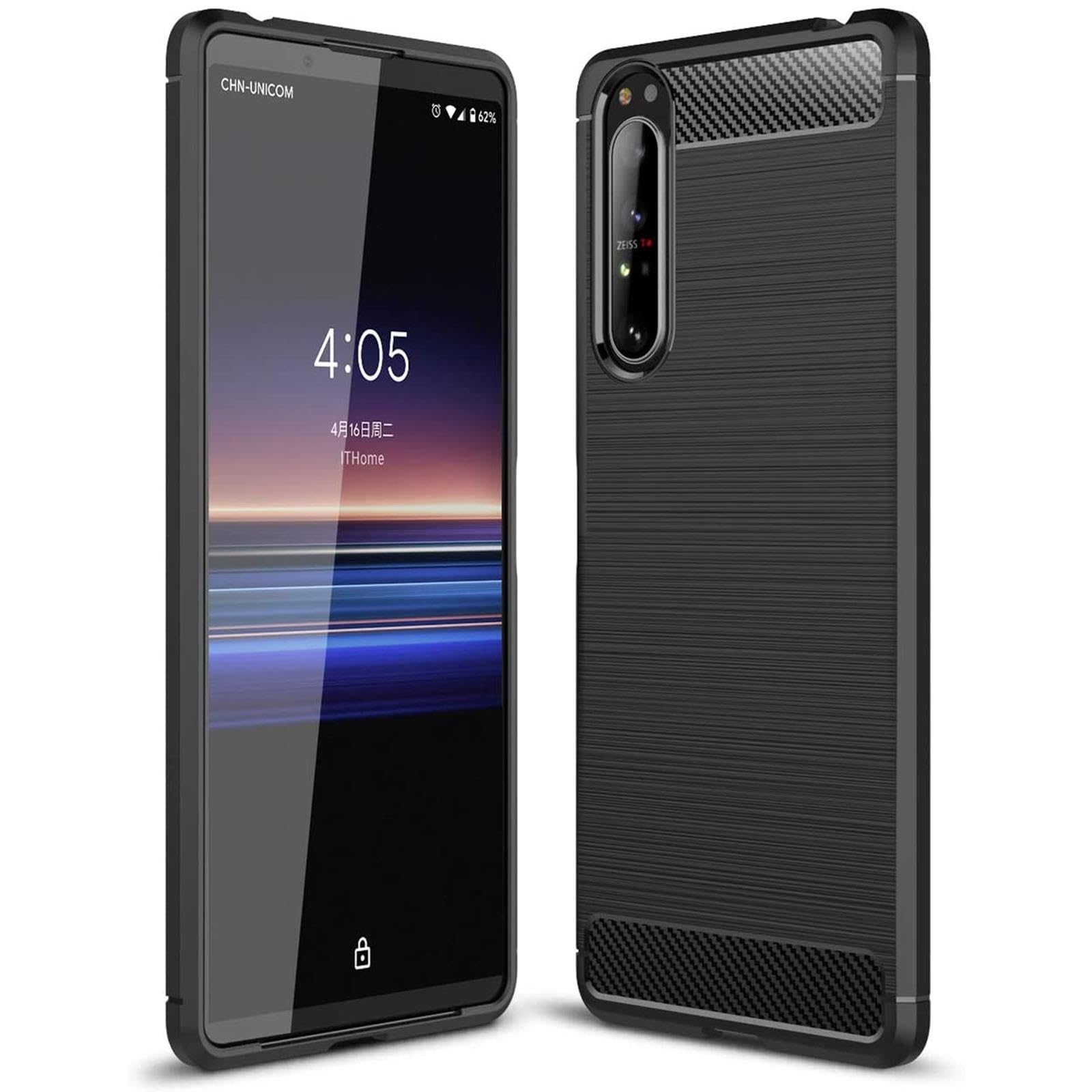 Coole TPU Handyhülle Mit Carbon-Optik Für Sony Xperia 10 III - Dünn, Griffig & Schützend