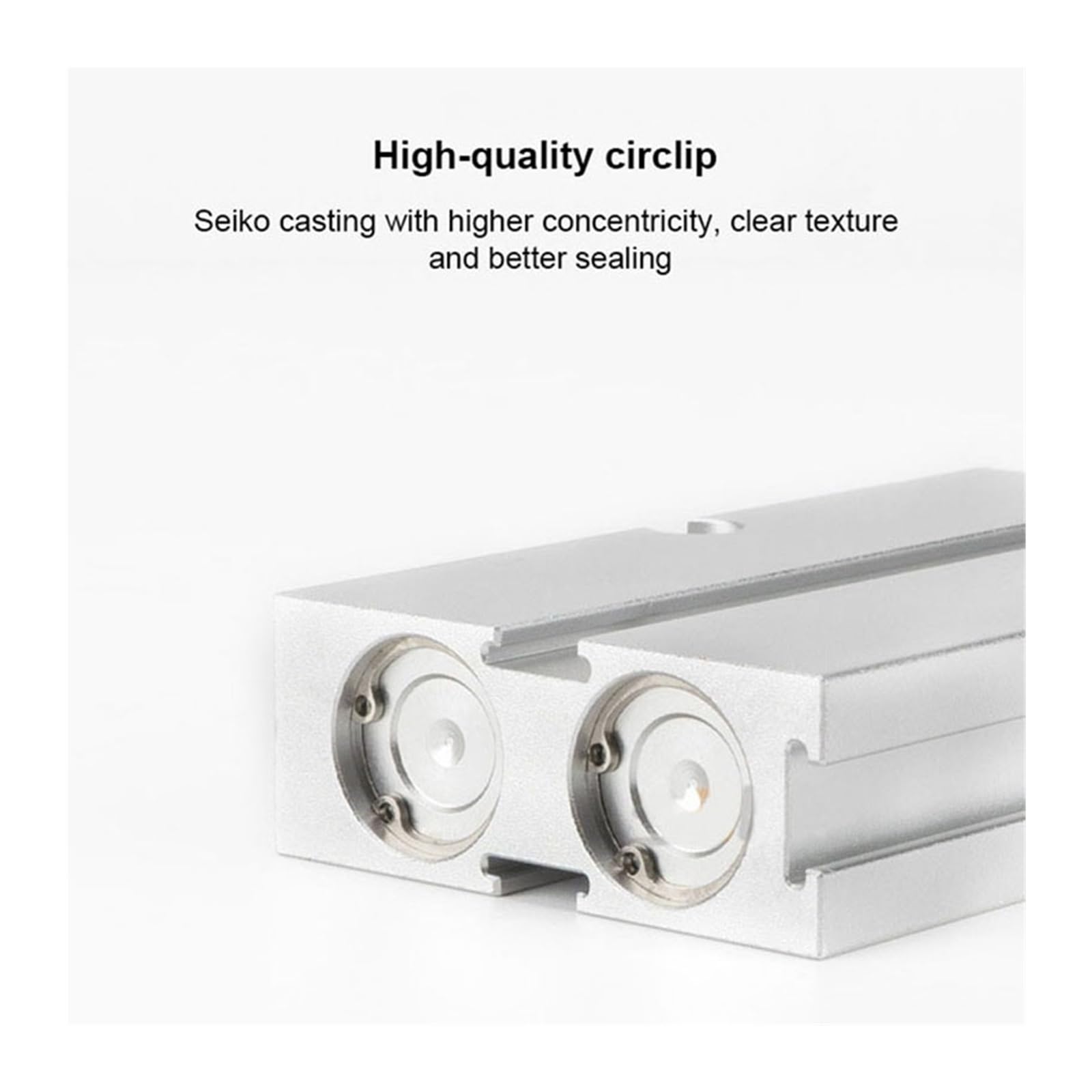 Cilindro Pneumatico Doppio Effetto TN10X100 | Lega Alluminio, Doppio Stelo - Foto 6