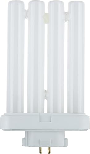 Miniatura 7 de Sunlite 41759 FML2730K2PK - Lámpara fluorescente compacta de cuatro tubos, 4 pines FML, 27 vatios, 1500 lúmenes, 3000 K blanco cálido, base de 4