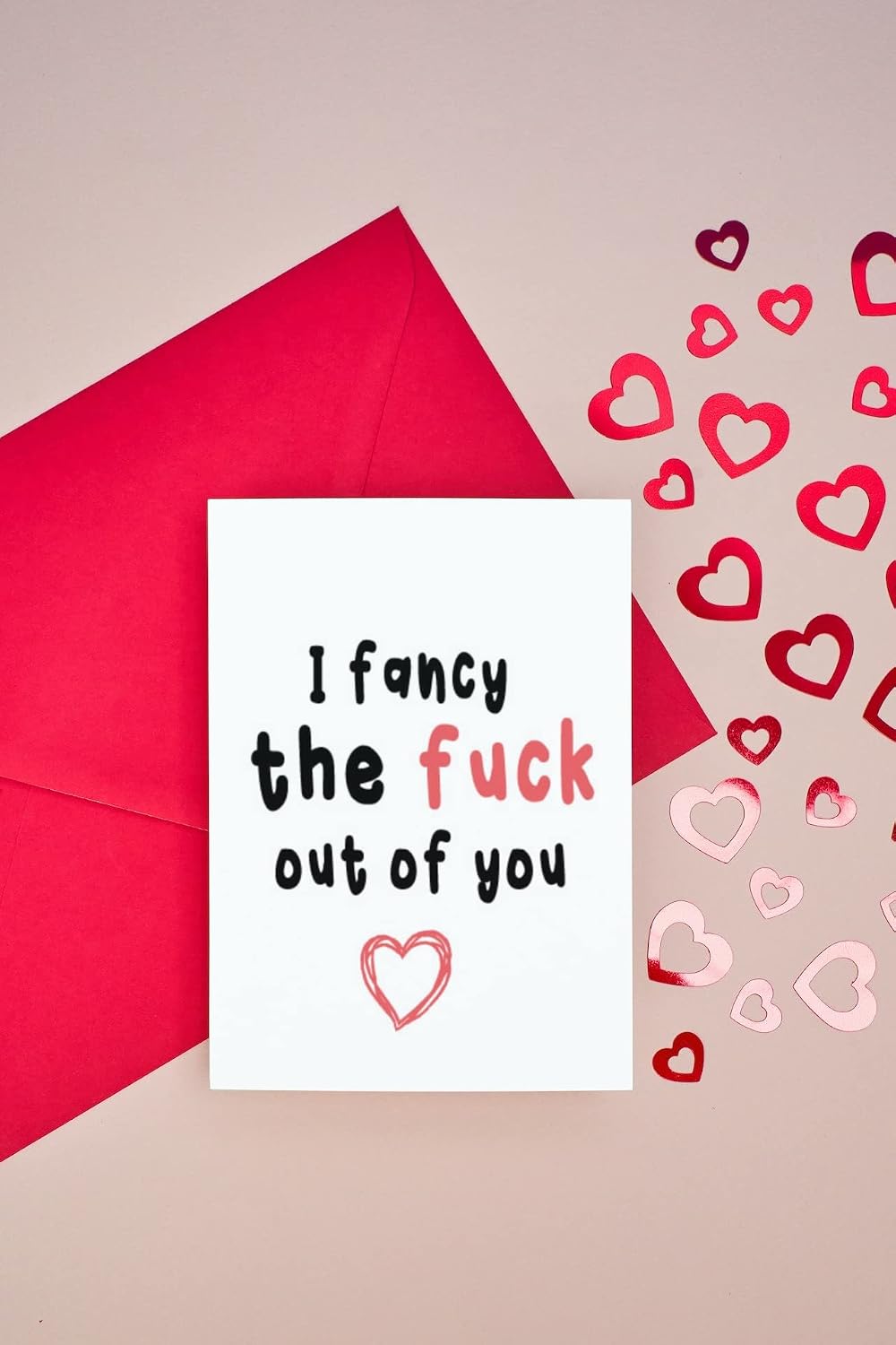 Wanky Candles Valentines Card - for Her - for Wife, for husband - Funny Greeting Card for Valentines Day - Valentines Card Husband - Valentines Day Card I fancy the out of you V304