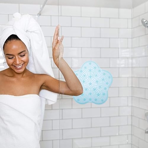 Miniatura 3 de 2 alfombrillas de ducha antideslizantes de DOITOOL con ventosa para ducha, alfombrillas de goma para bañera o ducha