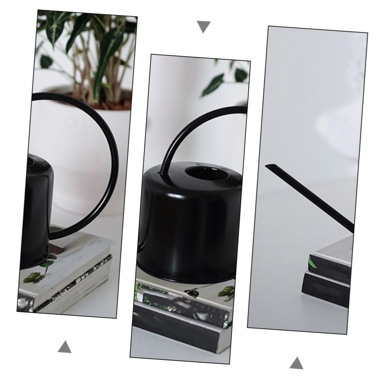 UPKOCH Regadera Ligera Superficie Lisa para Plantas de Acero Inoxidable Capacidad de 1.3l para Riego en Jardinería y Plantas Exteriores