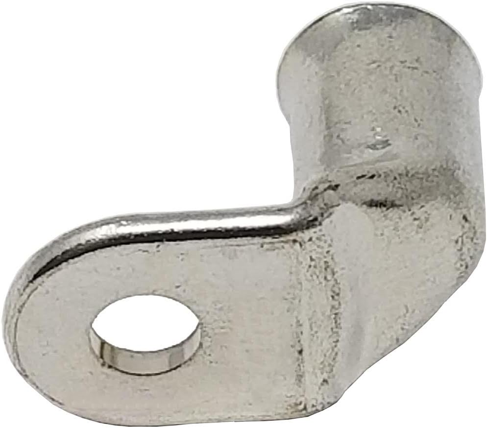 1/0 Ga. 3/8 Inch Stud Corrosion-Resistant Copper Lugs - 90 Degree - (Pack of 5)