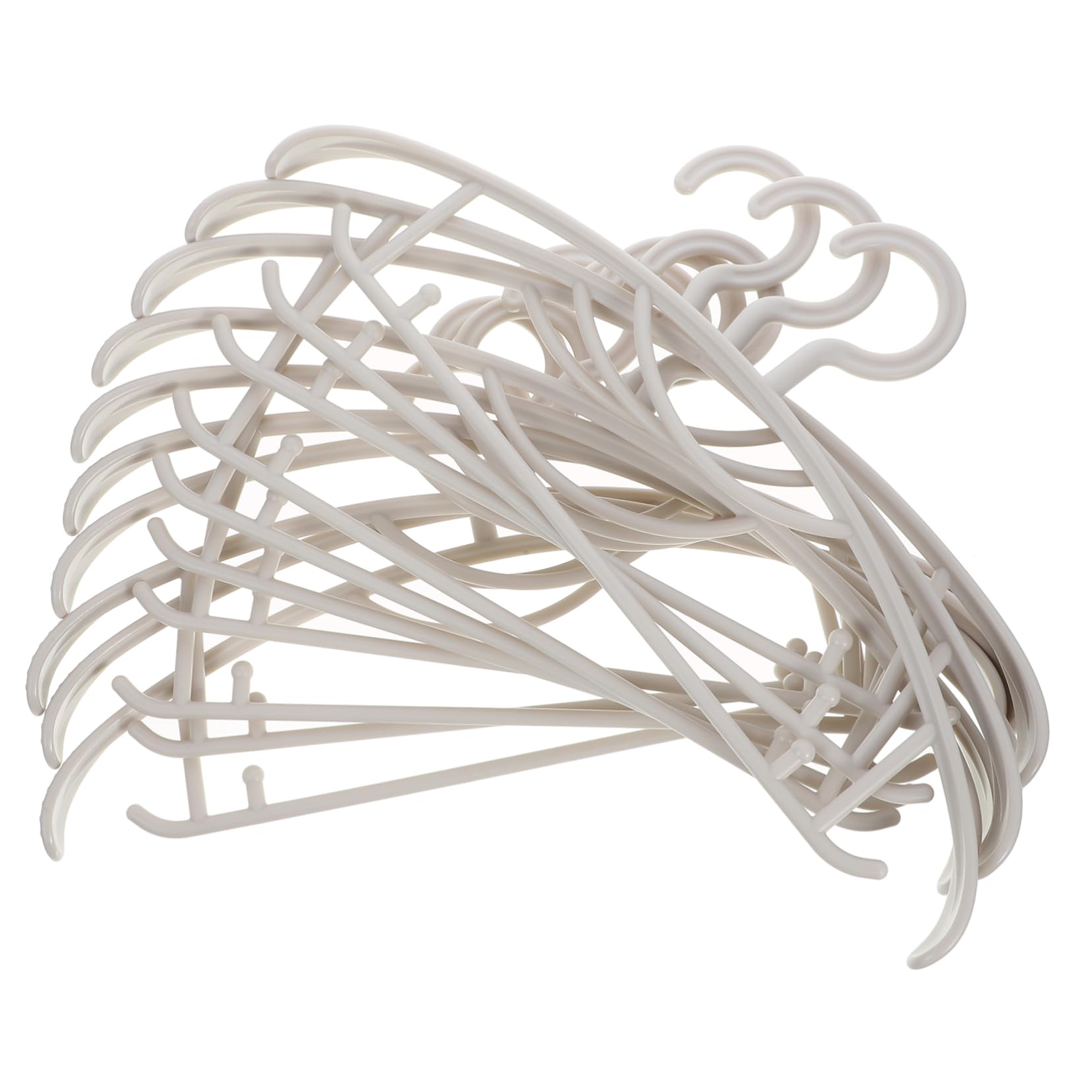 Unomor 10pcs Seamless Hanger Hangers Convenient Hanger Skirt Hanger Accessory Pants Holding Hanger Household Clothes Hanger Coat Hanger Simple Clothes Hanger Household Hanger Plastic Grey