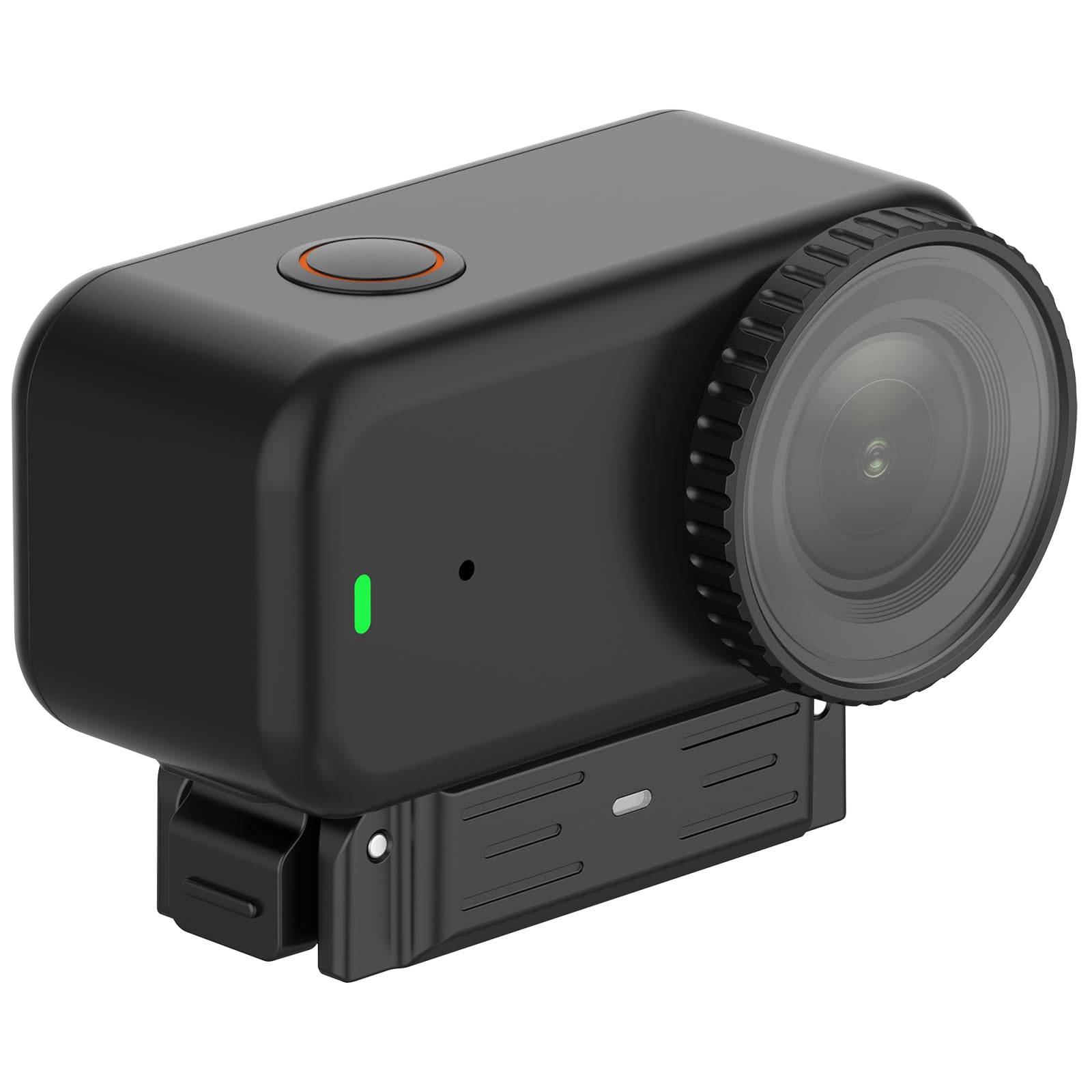 LOKEKE Kompatybilny z podstawą adaptera DJI Action 6, ładowarka Quick Release, stacja ładująca, stojak kompatybilny z DJI Osmo Nano z portem USB typu C, stop cynku, bez kabla do ładowania