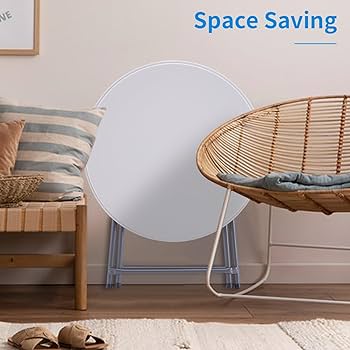 Amazon.com: KAIHAOWIN Round Folding Cocktail Table 2.63ft