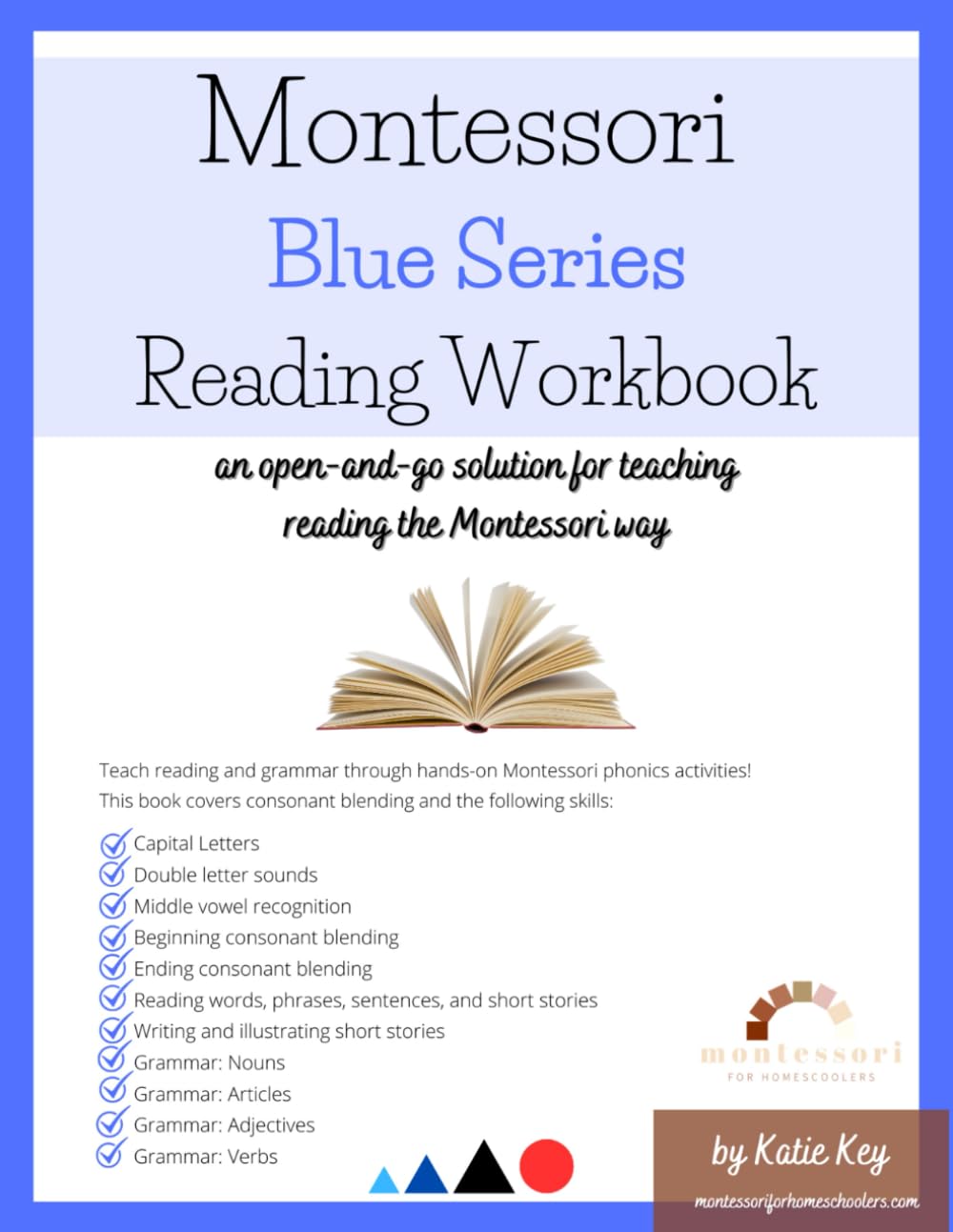 Montessori Blue Series Reading Workbook (Montessori Reading Workbooks)