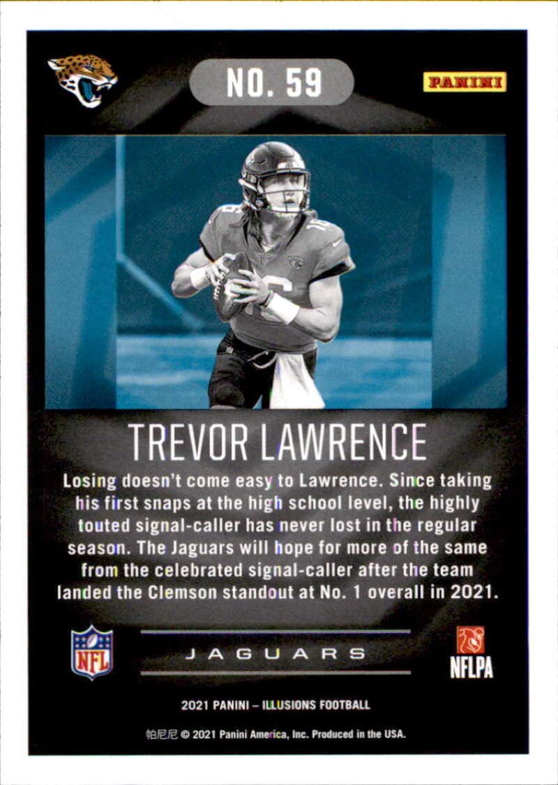 Amazon.com: 2021 Panini Illusions #59 Trevor Lawrence Jacksonville