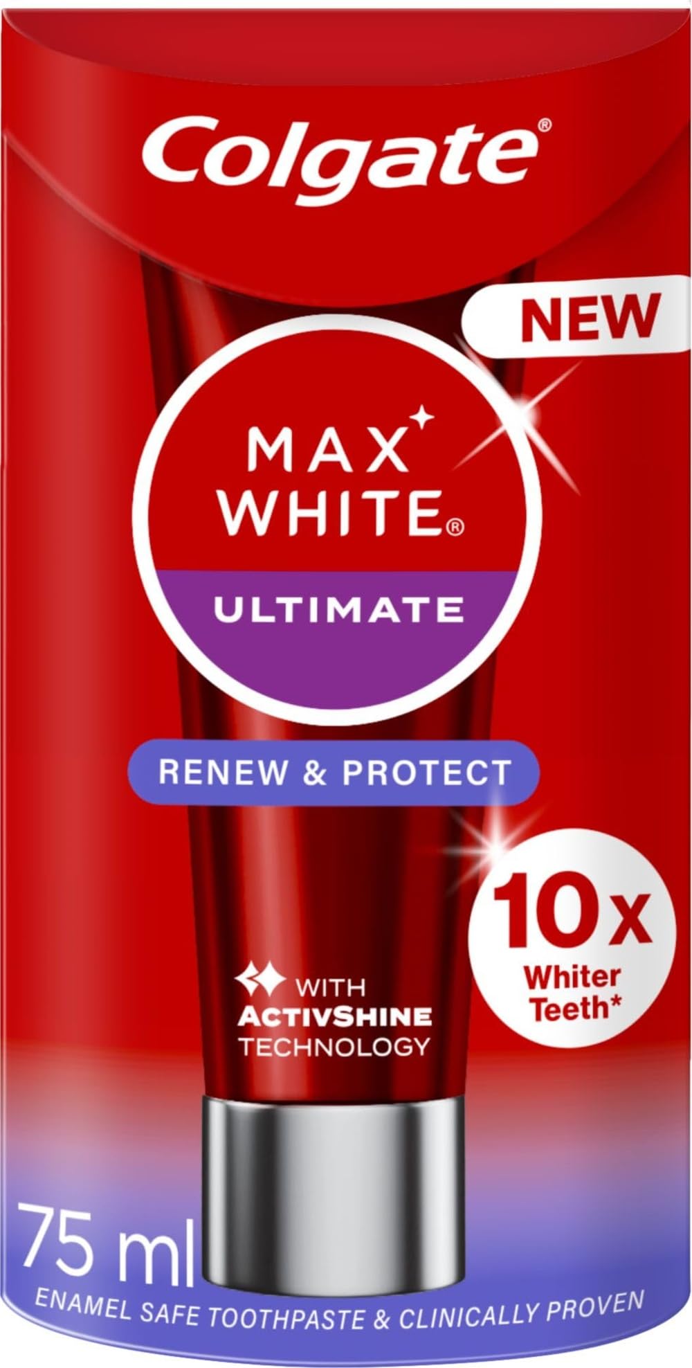 Colgate Max White Ultimate Renewal Toothpaste, 75ml