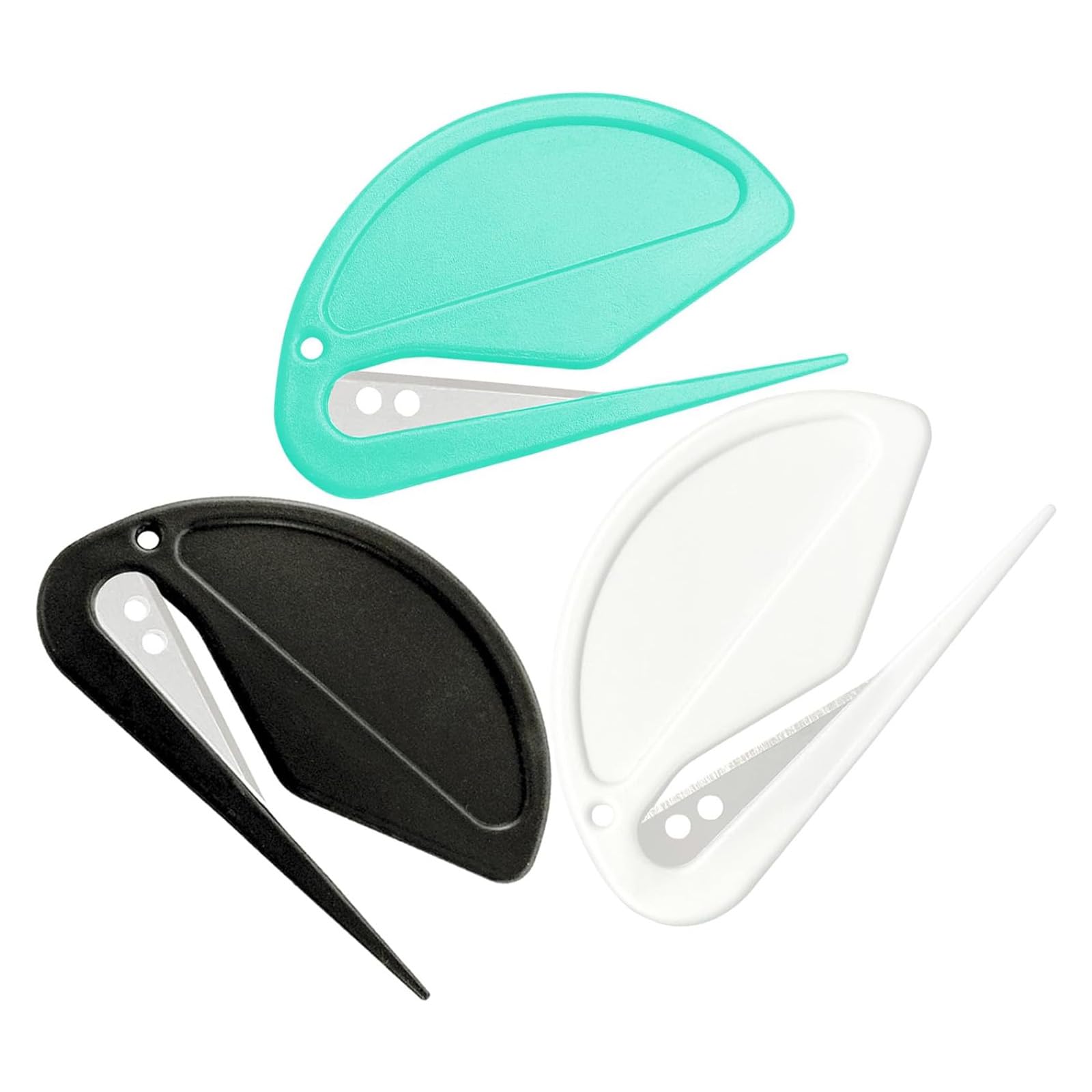 3 Pcs Letter Opener, Envelope Slitter, Mail Opener for Women, Men, Office, Set Sharp and Efficient Open Envelopes with Ease