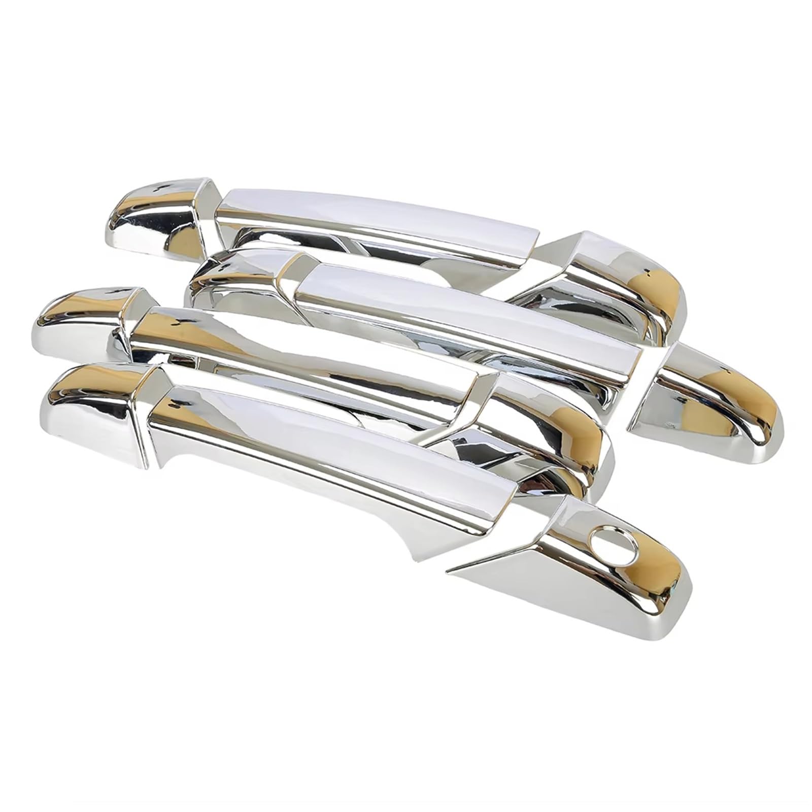TRGDFDAA Door Handle Trims Covers Compatible with Chevy for Tahoe 2007 2008 2009 2010 2011 2012 2013 2014 Car Exterior Outside Door Handle Covers Trim Accessories
