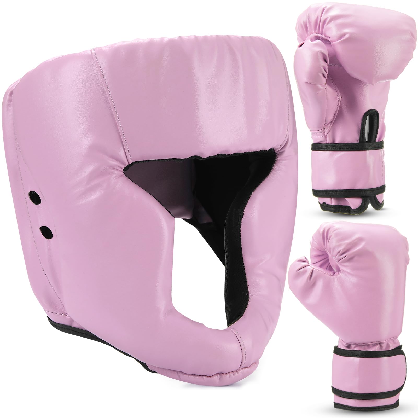 Arrowbash Kids Boxing Gloves and Headgear Set 6oz