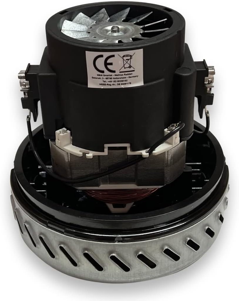 M&M Smartek Motorzuigmotor zuigturbine 1200W 2-traps voor Kärcher nat- en droogzuiger NT601 NT651 NT501 NT800 NT801 DOMEL 492.3.586/2 & 492.3.586-2 geschikt voor 6.490-166.0 M&M Smartek Motorzuigmotor zuigturbine 1200W 2-traps voor Kärcher nat- en droogzuiger NT601 NT651 NT501 NT800 NT801 DOMEL 492.3.586/2 & 492.3.586-2 geschikt voor 6.490-166.0